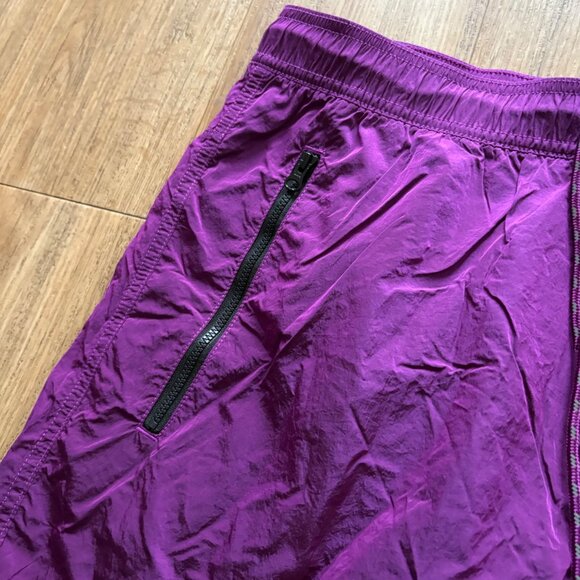 American Eagle Nylon Above The Knee Short Purple NWT Men’s Size M - Picture 5 of 9